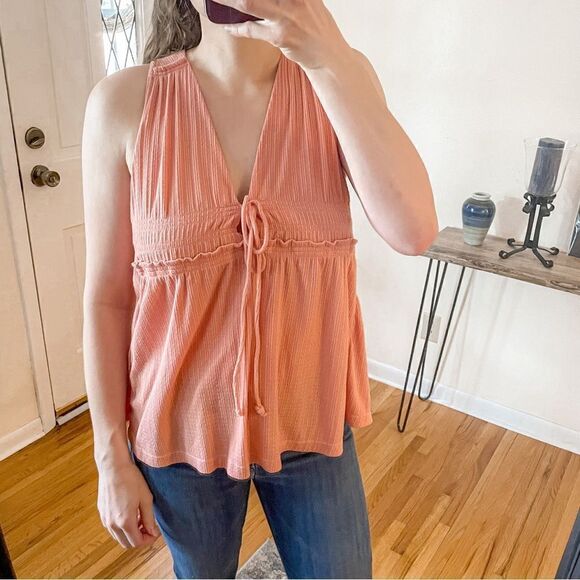 Free People Beach Bound Plunge Tank Top XS - Picture 9 of 9